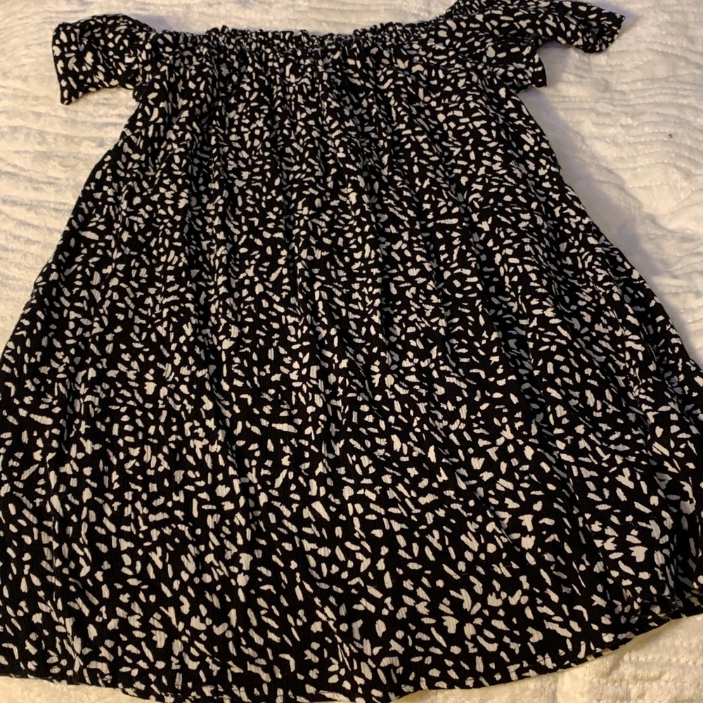 Black and white dress